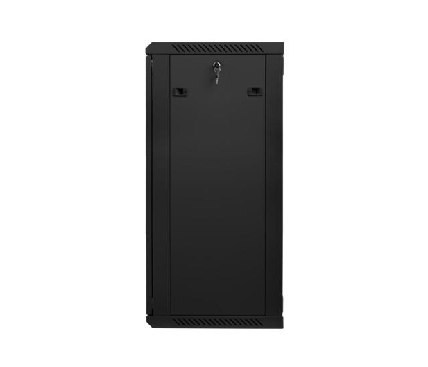 LANBERG Szafa instalacyjna wisząca 19'' 22U 600X450mm czarna (drzwi szklane) WF01-6422-10B - 455314 - zdjęcie 4